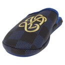 LOUIS VUITTON Damier LV Palace Line Mules pumps Blue LV Auth 204939M-2