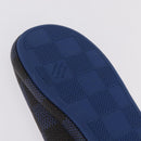LOUIS VUITTON Damier LV Palace Line Mules pumps Blue LV Auth 204939M-24