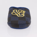 LOUIS VUITTON Damier LV Palace Line Mules pumps Blue LV Auth 204939M-25