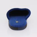 LOUIS VUITTON Damier LV Palace Line Mules pumps Blue LV Auth 204939M-26