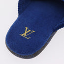 LOUIS VUITTON Damier LV Palace Line Mules pumps Blue LV Auth 204939M-27