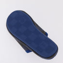 LOUIS VUITTON Damier LV Palace Line Mules pumps Blue LV Auth 204939M-7