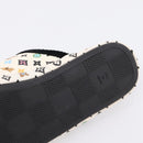LOUIS VUITTON Monogram Craggy LV Palace Line Mules pumps White LV Auth 204940M-18