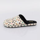 LOUIS VUITTON Monogram Craggy LV Palace Line Mules pumps White LV Auth 204940M-5