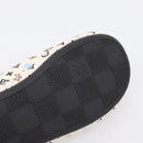 LOUIS VUITTON Monogram Craggy LV Palace Line Mules pumps White LV Auth 204940M-8