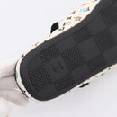 LOUIS VUITTON Monogram Craggy LV Palace Line Mules pumps White LV Auth 204940M-9