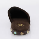 LOUIS VUITTON Monogram Craggy LV Palace Line Mules LV Auth 204941M-16