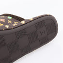 LOUIS VUITTON Monogram Craggy LV Palace Line Mules LV Auth 204941M-18