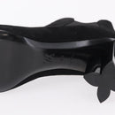 LOUIS VUITTON Short Boots Suede 40 Black LV Auth 204942M-27
