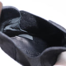LOUIS VUITTON Short Boots Suede 40 Black LV Auth 204942M-34