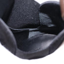 LOUIS VUITTON Short Boots Suede 40 Black LV Auth 204942M-35