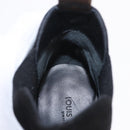 LOUIS VUITTON Short Boots Suede 40 Black LV Auth 204942M-36