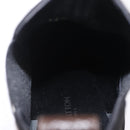 LOUIS VUITTON Short Boots Suede 40 Black LV Auth 204942M-37