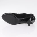 LOUIS VUITTON Short Boots Suede 40 Black LV Auth 204942M-7