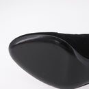 LOUIS VUITTON Short Boots Suede 40 Black LV Auth 204942M-8