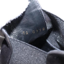 LOUIS VUITTON Short Boots Suede 37 Black LV Auth 204943M-25