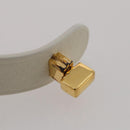 Christian Dior Bracelet Leather White Gold Auth 204946M-8