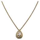 Christian Dior Necklace metal Gold Tone Auth 204947-1