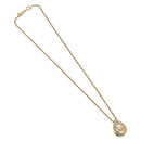 Christian Dior Necklace metal Gold Tone Auth 204947-2