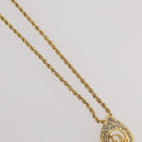 Christian Dior Necklace metal Gold Tone Auth 204947-4