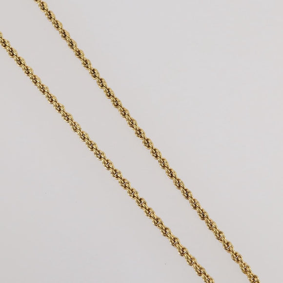 Christian Dior Necklace metal Gold Tone Auth 204947