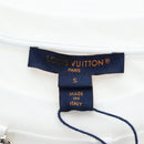 LOUIS VUITTON T Shirt Cotton S White LV Auth 204950M-17