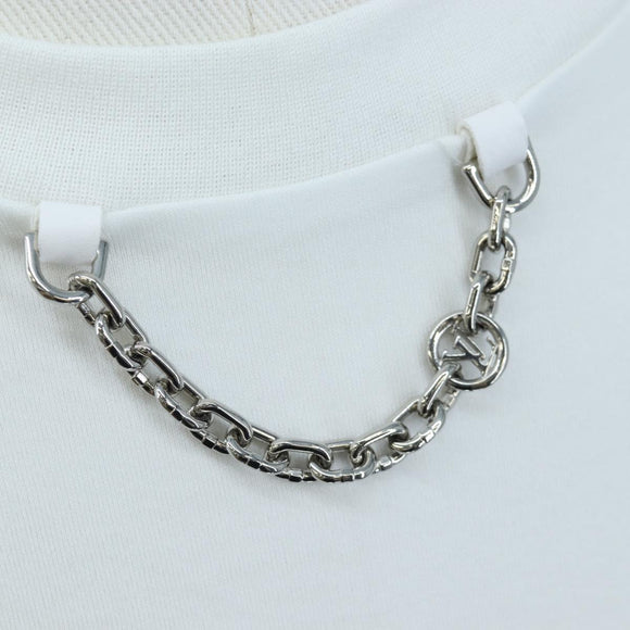 LOUIS VUITTON T Shirt Cotton S White LV Auth 204950M