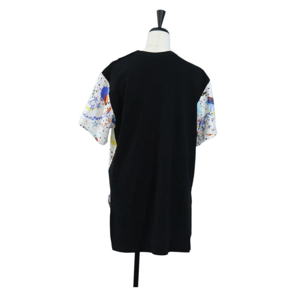 LOUIS VUITTON Short-sleeved T-shirt Silk S White LV Auth 204952M