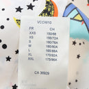 LOUIS VUITTON Short-sleeved T-shirt Silk S White LV Auth 204952M-21