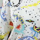 LOUIS VUITTON Short-sleeved T-shirt Silk S White LV Auth 204952M-8