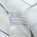 LOUIS VUITTON Sleeveless Top Cotton XS White LV Auth 204954M-11