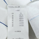 LOUIS VUITTON Sleeveless Top Cotton XS White LV Auth 204954M-12