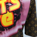 LOUIS VUITTON Monogram Short Sleeved T Shirt Nylon L LV Auth 204955M-9