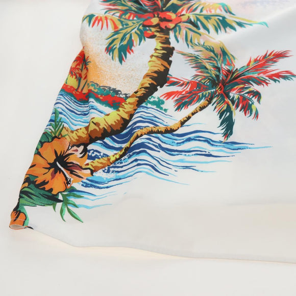 LOUIS VUITTON Shirt Rayon 34 Multicolor LV Auth 204956M