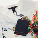 LOUIS VUITTON Shirt Rayon 34 Multicolor LV Auth 204956M-12