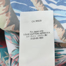 LOUIS VUITTON Shirt Rayon 34 Multicolor LV Auth 204956M-18