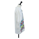LOUIS VUITTON Shirt Rayon 34 Multicolor LV Auth 204956M-4