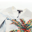 LOUIS VUITTON Shirt Rayon 34 Multicolor LV Auth 204956M-5