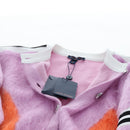 LOUIS VUITTON Cardigan Wool L Pink LV Auth 204957M-14