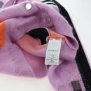 LOUIS VUITTON Cardigan Wool L Pink LV Auth 204957M-16