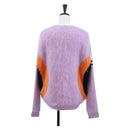 LOUIS VUITTON Cardigan Wool L Pink LV Auth 204957M-2