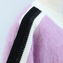 LOUIS VUITTON Cardigan Wool L Pink LV Auth 204957M-6