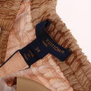 LOUIS VUITTON Shorts Pants Silk 34 Brown LV Auth 204958M-13