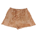 LOUIS VUITTON Shorts Pants Silk 34 Brown LV Auth 204958M-1