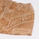 LOUIS VUITTON Shorts Pants Silk 34 Brown LV Auth 204958M-6