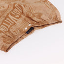 LOUIS VUITTON Shorts Pants Silk 34 Brown LV Auth 204958M-7