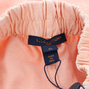 LOUIS VUITTON Skirt Cotton XS Pink LV Auth 204959M-14