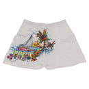 LOUIS VUITTON Short Pants Silk 36 Multicolor LV Auth 204960M-1
