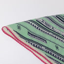 CHANEL Scarf Silk Green CC Auth 204962M-9