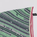 CHANEL Scarf Silk Green CC Auth 204962M-10